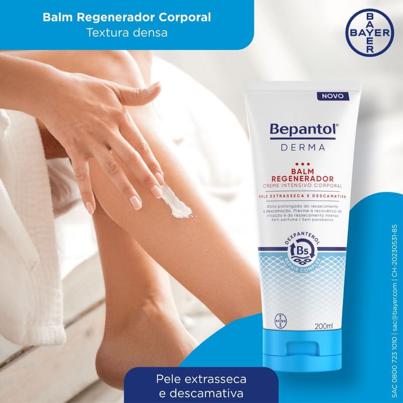 Creme Intensivo Corporal Bepantol Derma Balm Regenerador 200ml