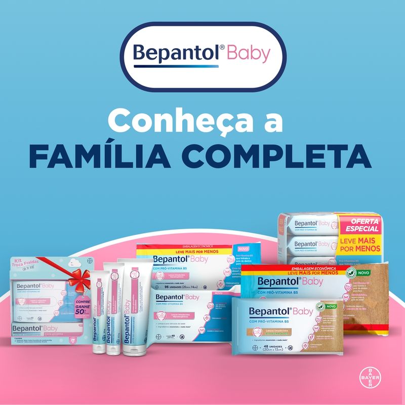 Kit Bepantol Baby Lenços Umedecidos Leve 96 Pague 80 Unidades