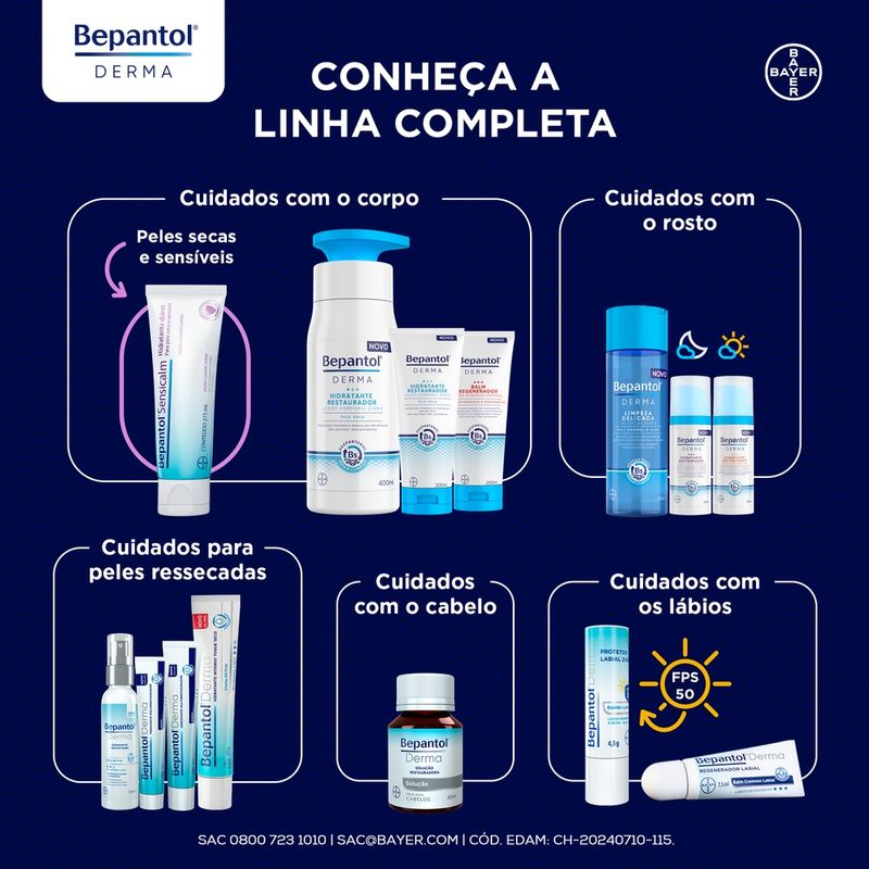 Bepantol derma protetor Labial diário Fps 50 4,5g