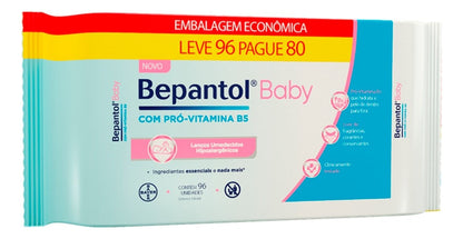 Kit 1 Pomada Assadura + 5 Lenços Umedecidos 96un - Bepantol