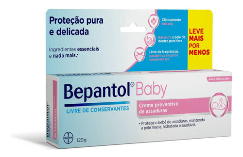 Bepantol crema de assadura 4 unidades de 120g